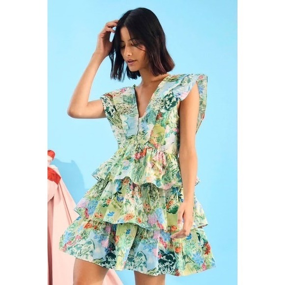 HUNTER BELL Dresses & Skirts - NWT Hunter Bell Pamela Garden Party Floral Dress Sz 2